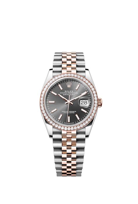 Rolex Datejust 36 Uhr: Edelstahl Oystersteel und Everose